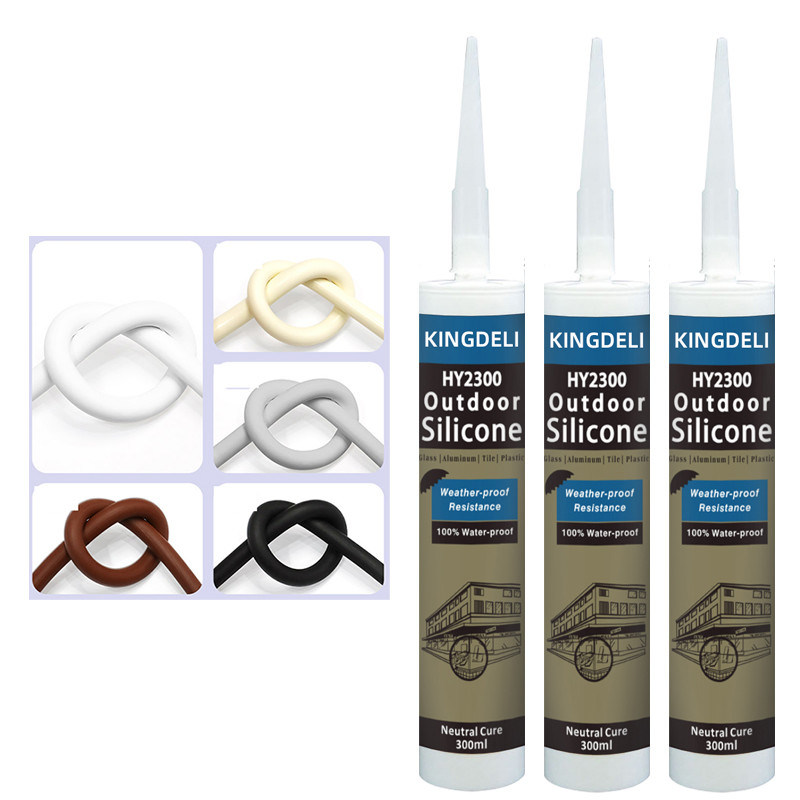 Μη τοξικό ουδέτερο σαφές μαύρο χρώμα απόδειξης ωιδίου σωλήνων στεγανωτικής ουσίας σιλικόνης