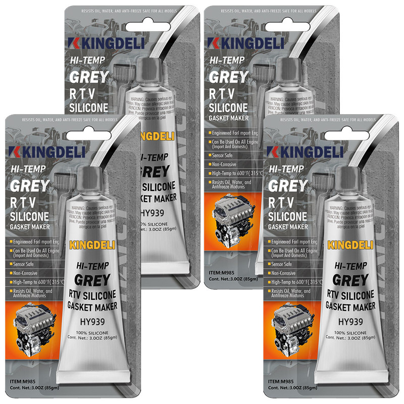 Υψηλής θερμοκρασίας αυτοκίνητος RTV σιλικόνης στολισμάτων cOem χρώματος κατασκευαστών γκρίζος